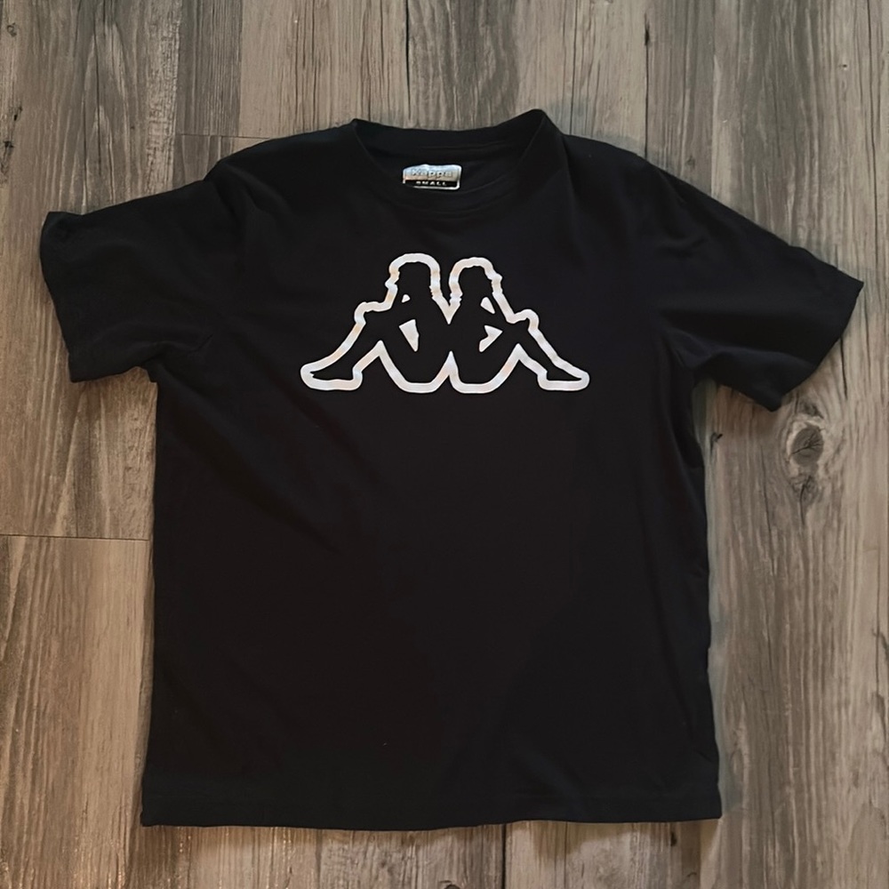 Kappa T Shirt Black